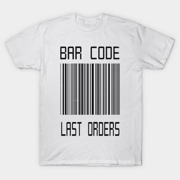 Crypto Matrix Bar Code Charger T-Shirt by PlanetMonkey